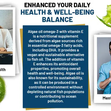 Prowise Omega-3 DHA Vegan din Ulei de Alge | 60 capsule moi (softgels)