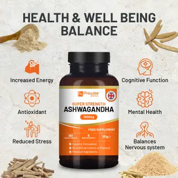 Ashwagandha 1500 mg | 180 tablete vegane