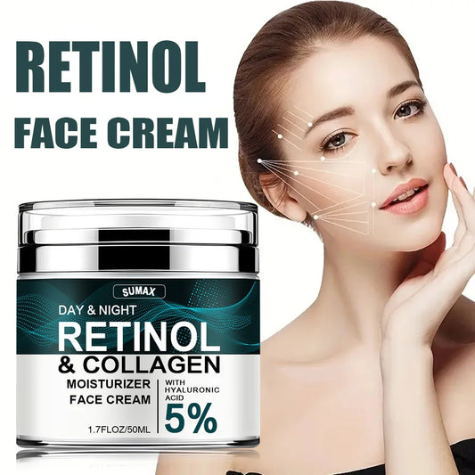 50ML Retinol Face Cream Moisturizing Firming Brightening skincare Collagen Hyaluronic Acid Creams Facial Skin Care Products