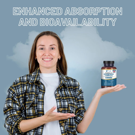 Magnesium Glycinate Complex 4 in 1 - 1866mg 90 Vegan Capsule